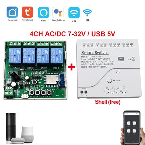 wifi and rf 4ch switch